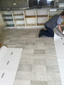 vinyl laying & installation in Geelong